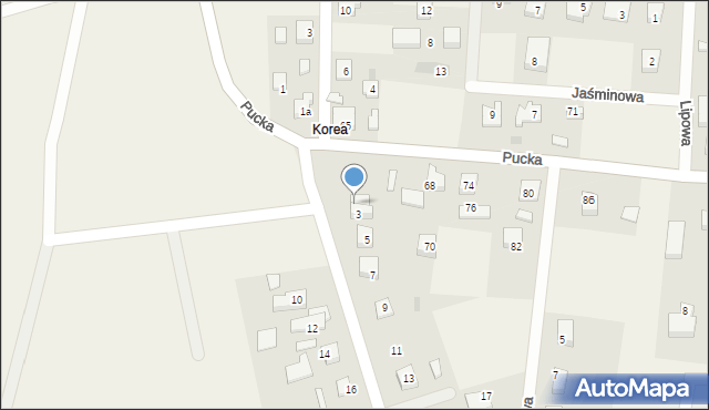 Smolno, Jana Pawła II, 3A, mapa Smolno