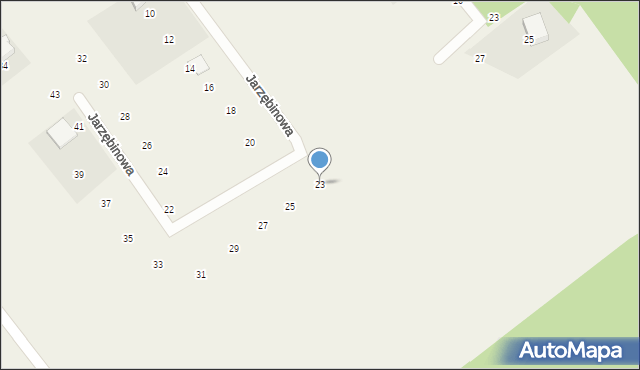 Sopieszyno, Jarzębinowa, 23, mapa Sopieszyno