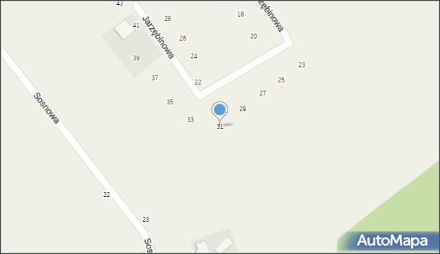 Sopieszyno, Jarzębinowa, 31, mapa Sopieszyno