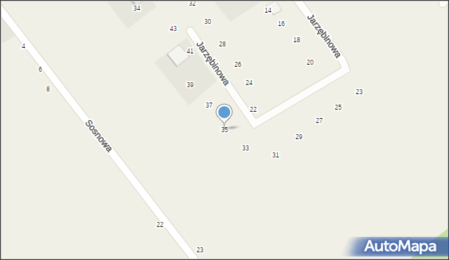 Sopieszyno, Jarzębinowa, 35, mapa Sopieszyno