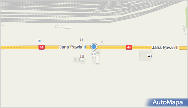 Spytkowice, Jana Pawła II, 119, mapa Spytkowice