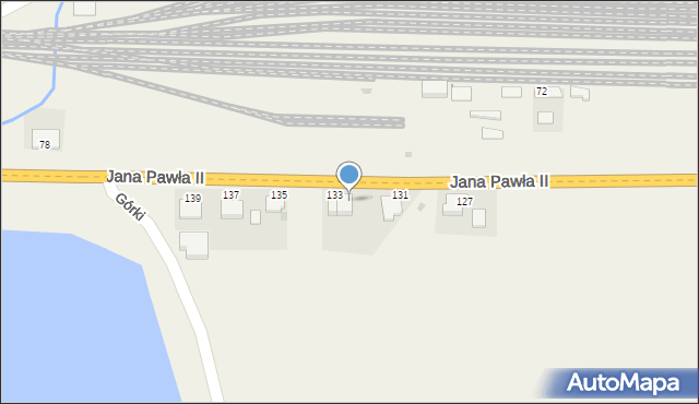 Spytkowice, Jana Pawła II, 133/2, mapa Spytkowice