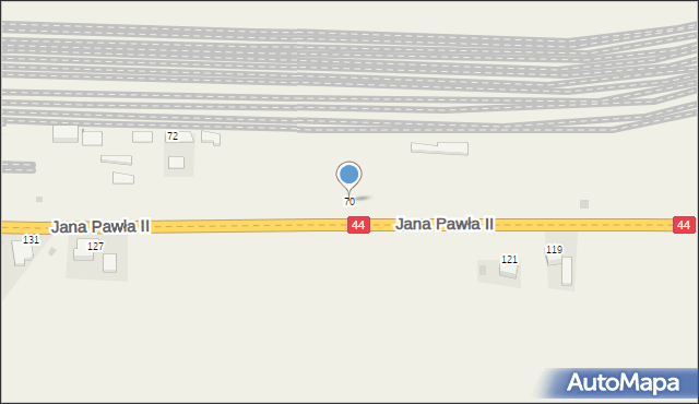 Spytkowice, Jana Pawła II, 70, mapa Spytkowice