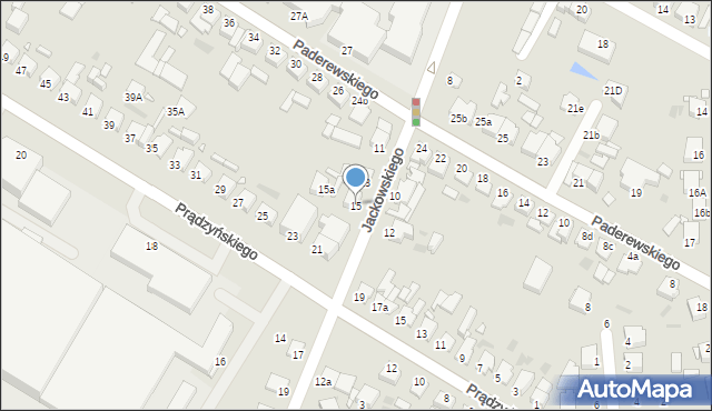 Środa Wielkopolska, Jackowskiego Maksymiliana, 15, mapa Środa Wielkopolska