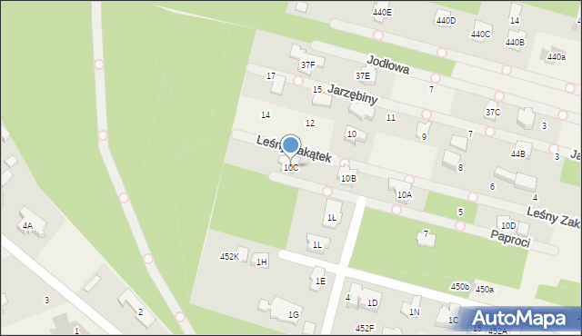 Stanisławów Pierwszy, Jana Kazimierza, 10C, mapa Stanisławów Pierwszy