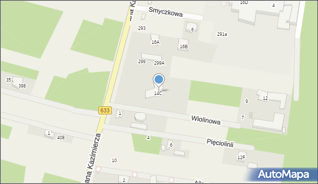 Stanisławów Pierwszy, Jana Kazimierza, 301, mapa Stanisławów Pierwszy