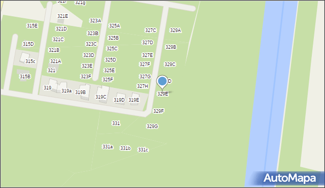 Stanisławów Pierwszy, Jana Kazimierza, 329E, mapa Stanisławów Pierwszy