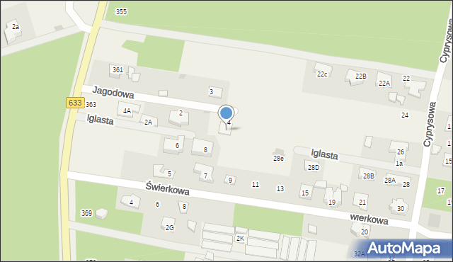 Stanisławów Pierwszy, Jana Kazimierza, 4B, mapa Stanisławów Pierwszy