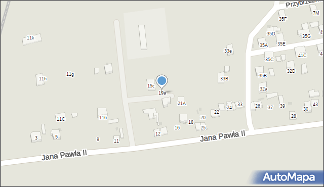 Stary Sącz, Jana Pawła II, 19a, mapa Stary Sącz