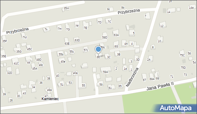 Stary Sącz, Jana Pawła II, 60, mapa Stary Sącz