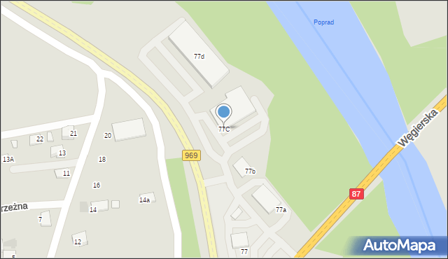 Stary Sącz, Jana Pawła II, 77C, mapa Stary Sącz