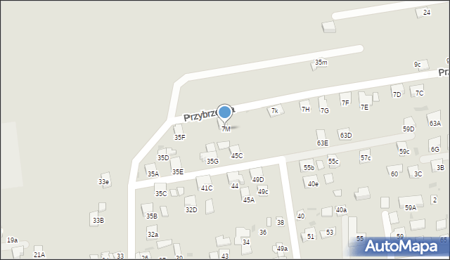 Stary Sącz, Jana Pawła II, 7M, mapa Stary Sącz