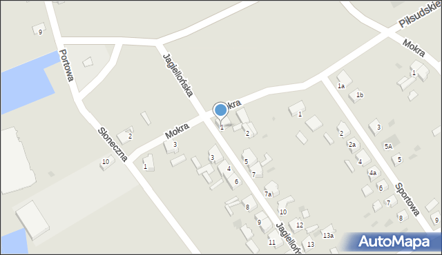 Stepnica, Jagiellońska, 1, mapa Stepnica