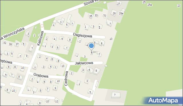 Stęszewko, Jałowcowa, 5, mapa Stęszewko