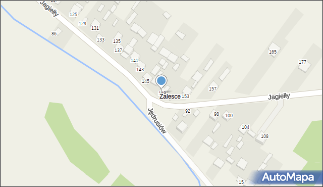 Strzegom, Jagiełły Jana, ks., 149, mapa Strzegom