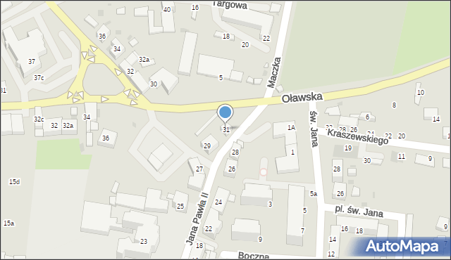 Strzelin, Jana Pawła II, 31, mapa Strzelin
