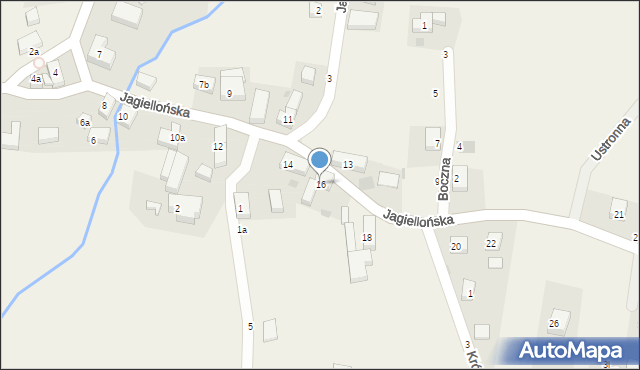 Sulistrowice, Jagiellońska, 16, mapa Sulistrowice