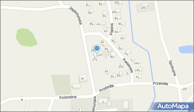 Sulistrowice, Jagiellońska, 17l, mapa Sulistrowice