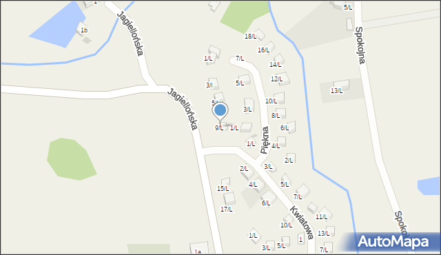 Sulistrowice, Jagiellońska, 9/L, mapa Sulistrowice