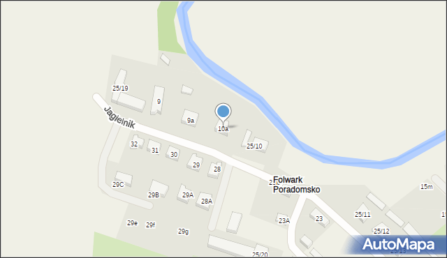 Święty Wojciech, Jagielnik, 10a, mapa Święty Wojciech