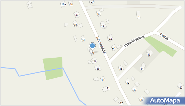 Szczepańcowa, Jarzębinowa, 39, mapa Szczepańcowa