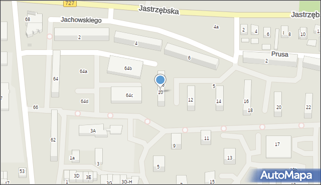 Szydłowiec, Jachowskiego Władysława, 10, mapa Szydłowiec
