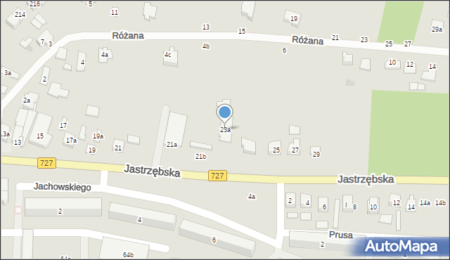 Szydłowiec, Jastrzębska, 23a, mapa Szydłowiec