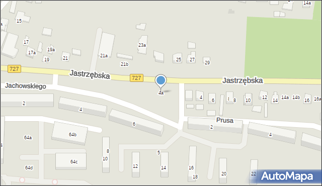 Szydłowiec, Jastrzębska, 4a, mapa Szydłowiec