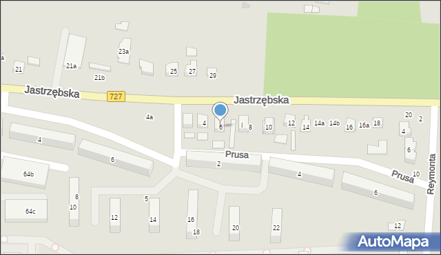 Szydłowiec, Jastrzębska, 6, mapa Szydłowiec