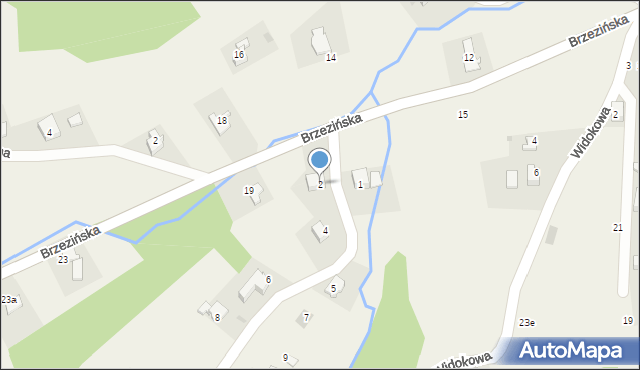 Targanice, Jagodowa, 2, mapa Targanice