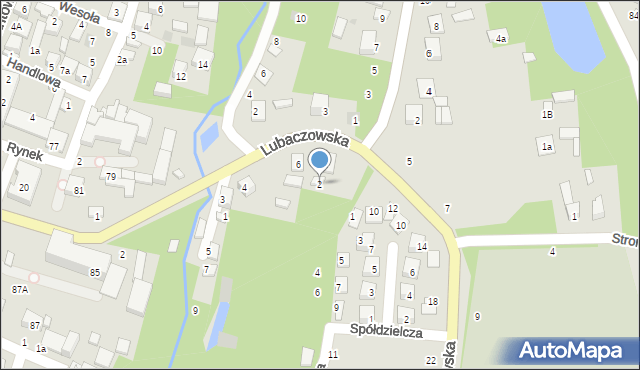 Tarnogród, Jaśminowa, 2, mapa Tarnogród