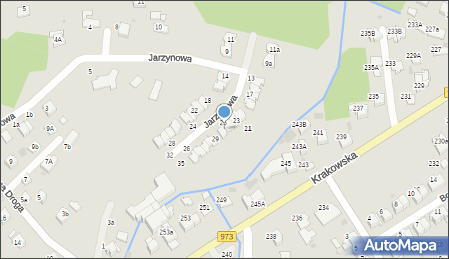 Tarnów, Jarzynowa, 27, mapa Tarnów