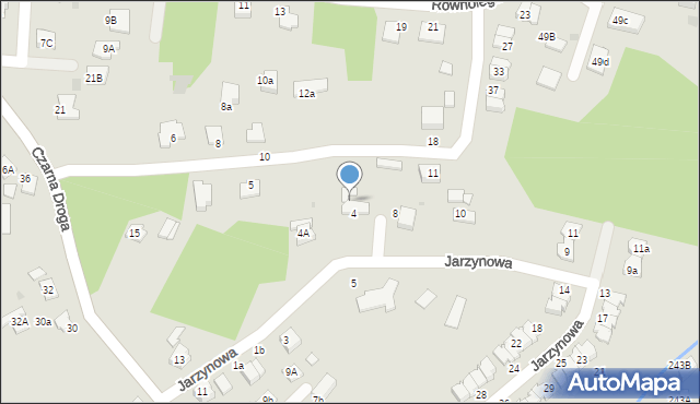 Tarnów, Jarzynowa, 6, mapa Tarnów