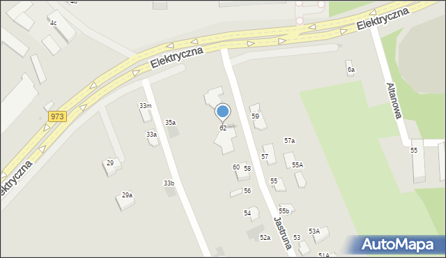 Tarnów, Jastruna Mieczysława, 62, mapa Tarnów