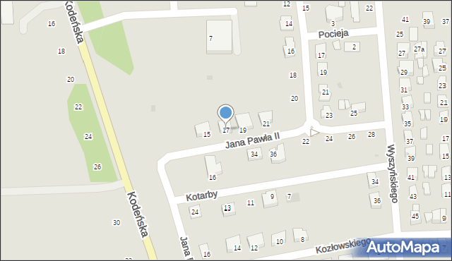 Terespol, Jana Pawła II, 17, mapa Terespol