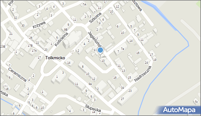 Tolkmicko, Jagiellońska, 8, mapa Tolkmicko