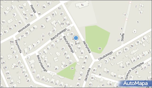 Tomaszów Lubelski, Jachymka Zenona, 30, mapa Tomaszów Lubelski