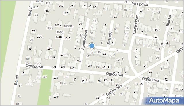 Tomaszów Mazowiecki, Jagodowa, 19, mapa Tomaszów Mazowiecki