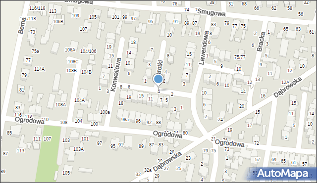 Tomaszów Mazowiecki, Jagodowa, 4, mapa Tomaszów Mazowiecki