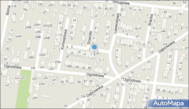 Tomaszów Mazowiecki, Jagodowa, 5, mapa Tomaszów Mazowiecki