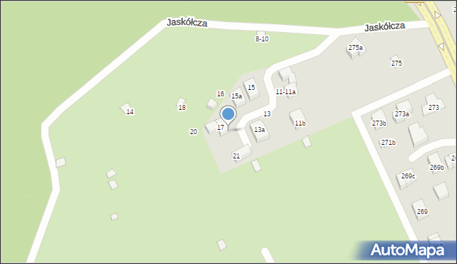 Toruń, Jaskółcza, 19, mapa Torunia
