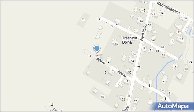 Trzebinia, Jasna, 6, mapa Trzebinia