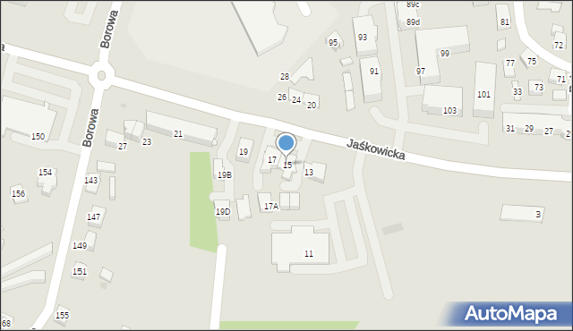 Tychy, Jaśkowicka, 15, mapa Tychów