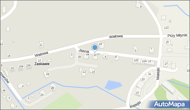 Wadowice, Jasna, 4, mapa Wadowice