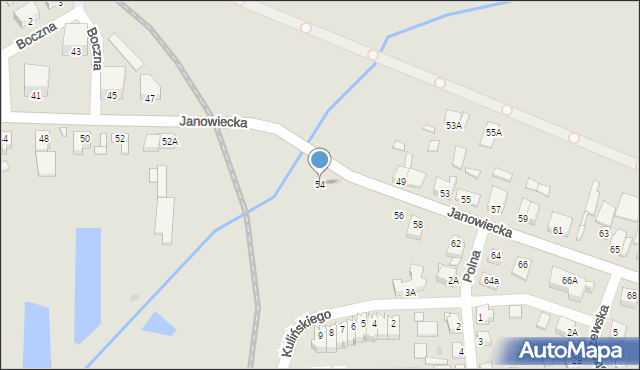 Wągrowiec, Janowiecka, 54, mapa Wągrowiec