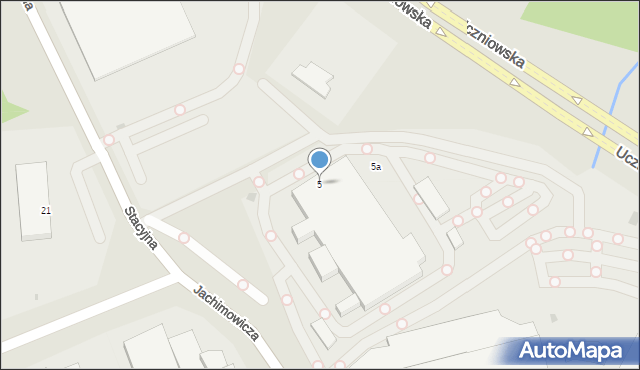 Wałbrzych, Jachimowicza Mariana, 5, mapa Wałbrzycha