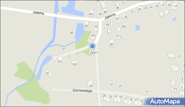 Wasilków, Jakimy, 33/3, mapa Wasilków