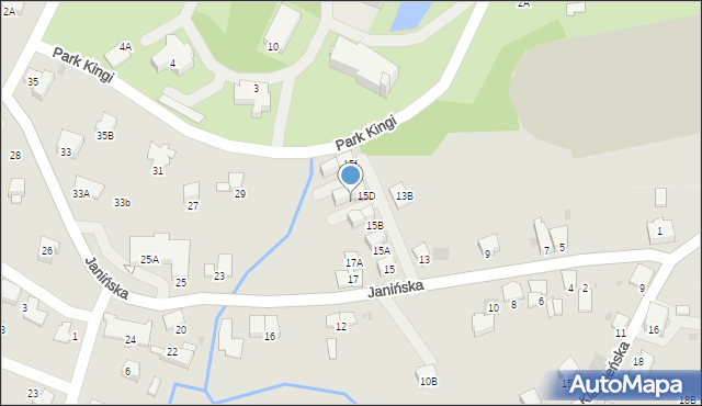 Wieliczka, Janińska, 15E, mapa Wieliczka