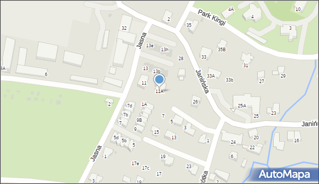 Wieliczka, Jasna, 11A, mapa Wieliczka