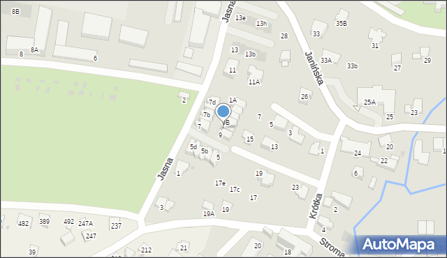 Wieliczka, Jasna, 9A, mapa Wieliczka